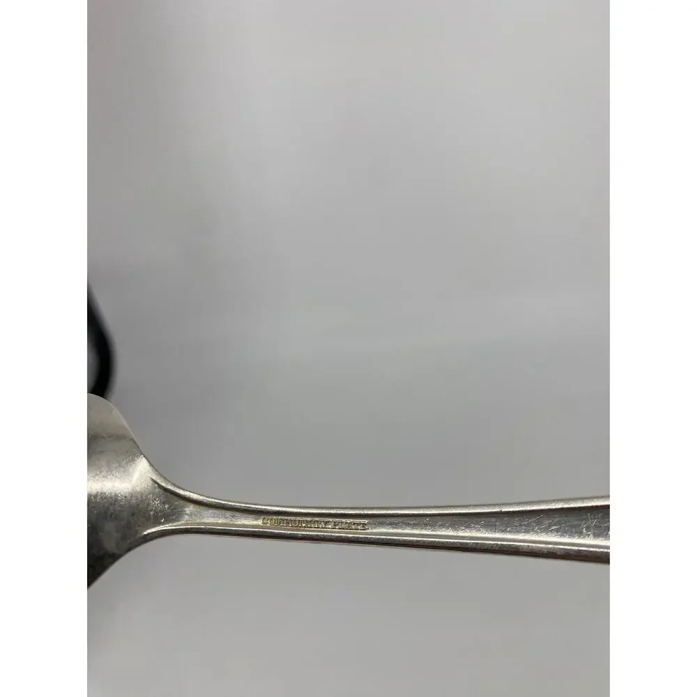 6 oneda community ADAM sugar tea sorbet desert spoons Silverplate monogramed